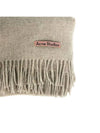 Wool Fringe Scarf Oatmeal Melange - ACNE STUDIOS - BALAAN 4