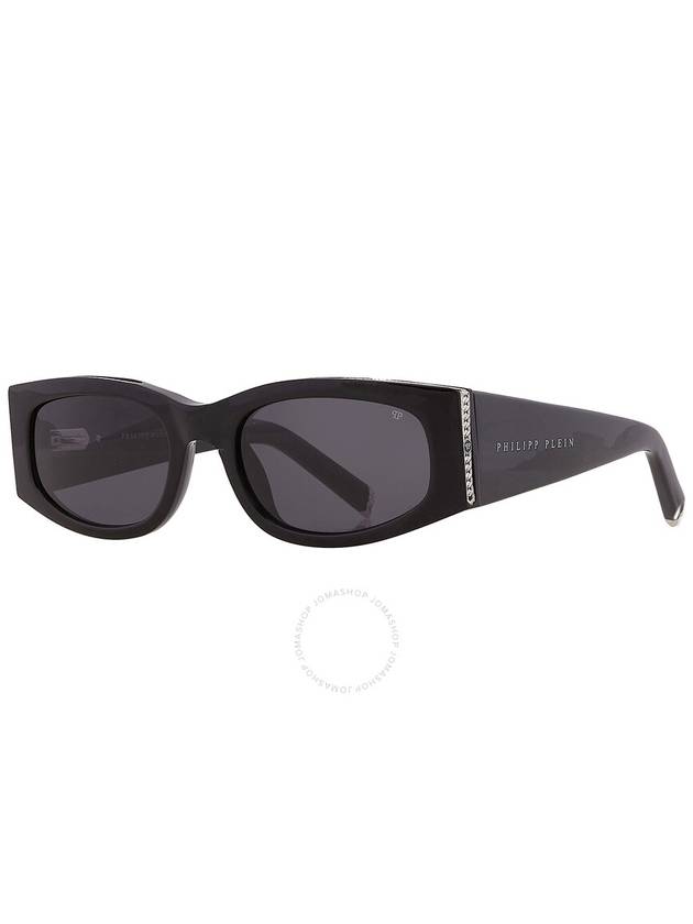 Philipp Plein Grey Oval Ladies Sunglasses SPP025S 0700 55 - PHILIPP PLEIN - BALAAN 3