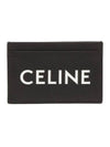 Lettering Logo Printing Card Wallet Black - CELINE - BALAAN 2