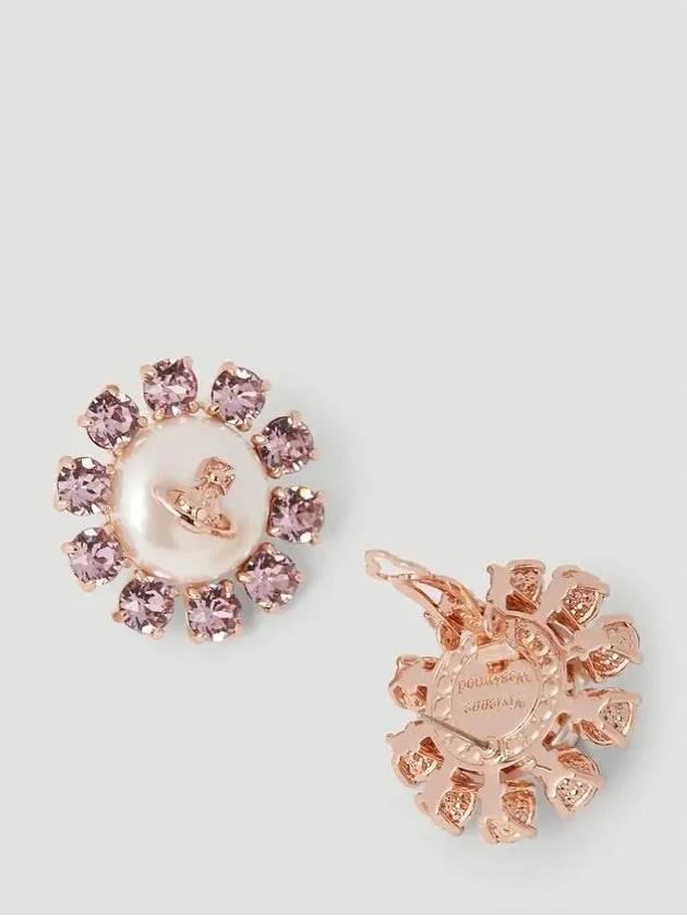 Flower Signature of Earrings Pink 6201031I 02G303 CN - VIVIENNE WESTWOOD - BALAAN 5