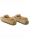 Gommino Suede Driving Shoes Beige - TOD'S - BALAAN 5