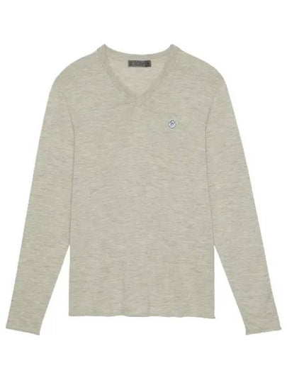 Contrast V-neck Slim Fit Cashmere Sweater Stone Header - G/FORE - BALAAN 2