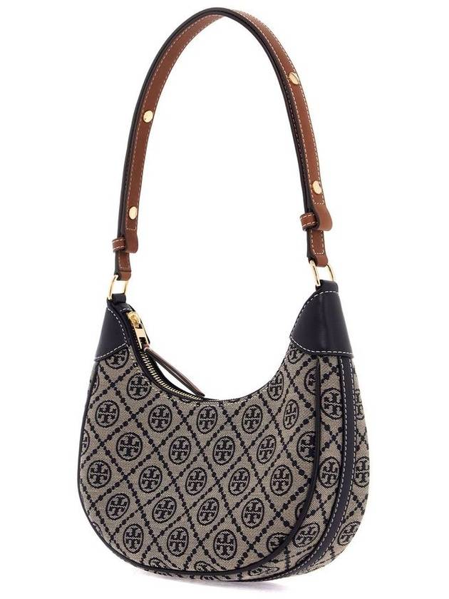 Tory Burch Half-Moon Bag In Jacquard Fabric - TORY BURCH - BALAAN 3