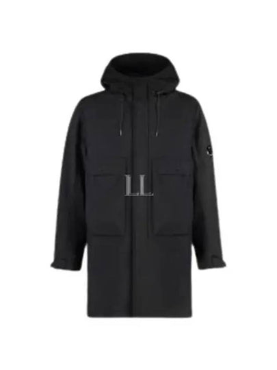 Shell-R Hooded Parka Black - CP COMPANY - BALAAN 2