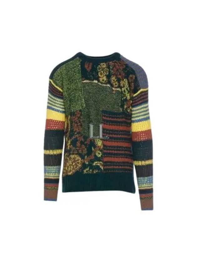 Blurry Jumper Print Intarsia Drop Knit Top - VIVIENNE WESTWOOD - BALAAN 2