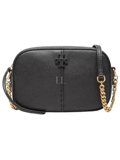 McGraw Logo Camera Shoulder Bag Black - TORY BURCH - BALAAN 2