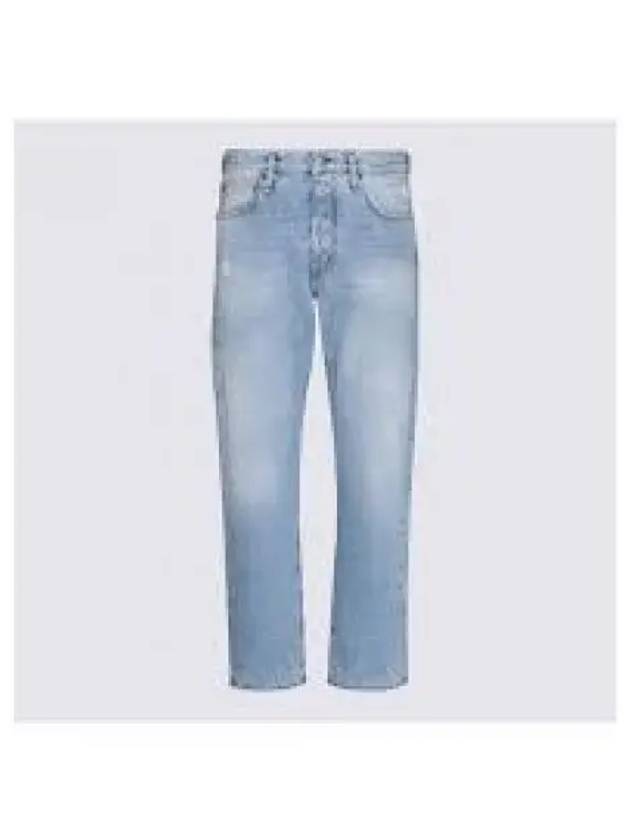 Regular Fit Cotton Jeans Light Blue - ACNE STUDIOS - BALAAN 2