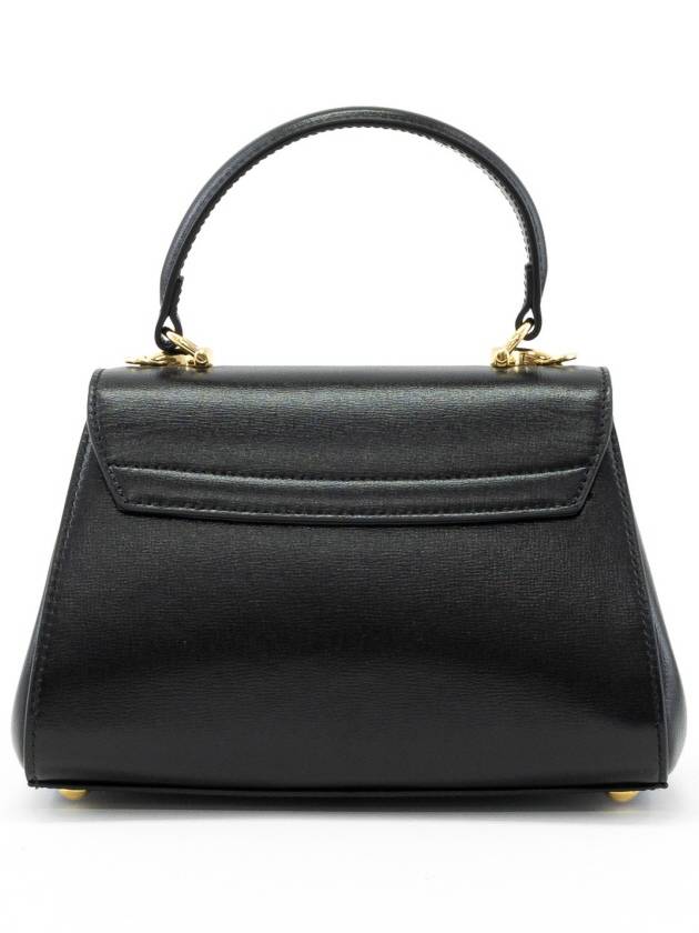 Horsebit 1955 Top Handle Mini Leather Tote Bag Black - GUCCI - BALAAN 6