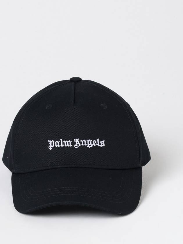 Classic Logo Ball Cap Black - PALM ANGELS - BALAAN 3