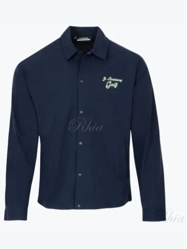 Genuine Men s Dex Overshirt Jacket Navy GMOW09472 6855 - J.LINDEBERG - BALAAN 2