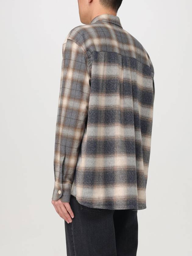 Doyle Check Lagger Flannel Long Sleeve Shirt Grey - OUR LEGACY - BALAAN 4