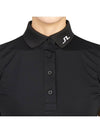 Women's Tour Tech Golf Polo Black - J.LINDEBERG - BALAAN 7