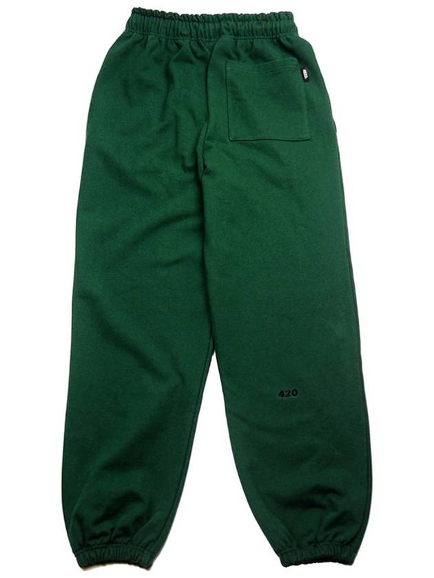 420 EMBROIDERY JOGGER PANTS GREEN - FOREEDCLUB - BALAAN 3