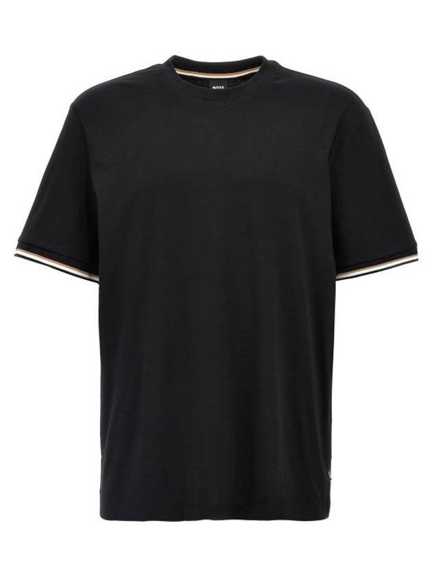 Short Sleeve TShirt Black - HUGO BOSS - BALAAN 2