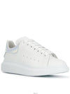 Oversized Smooth Calf Leather Sneakers White Shock Pink - ALEXANDER MCQUEEN - BALAAN 3