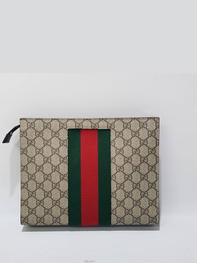 Web Clutch Bag 475316 - GUCCI - BALAAN 4