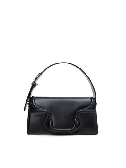 Sculpture Leather Shoulder Bag Black - VALENTINO - BALAAN 2