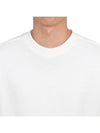 Cotton Crew Neck Sweatshirt White - STONE ISLAND - BALAAN 6