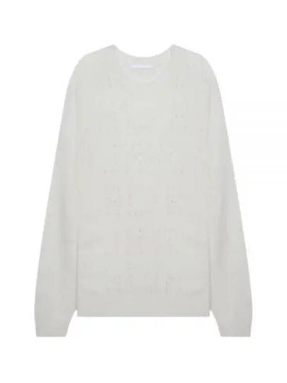 Logo Point Knit Top White - HELMUT LANG - BALAAN 2