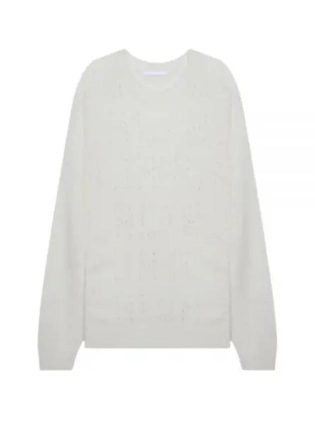 Logo Point Knit Top White - HELMUT LANG - BALAAN 1