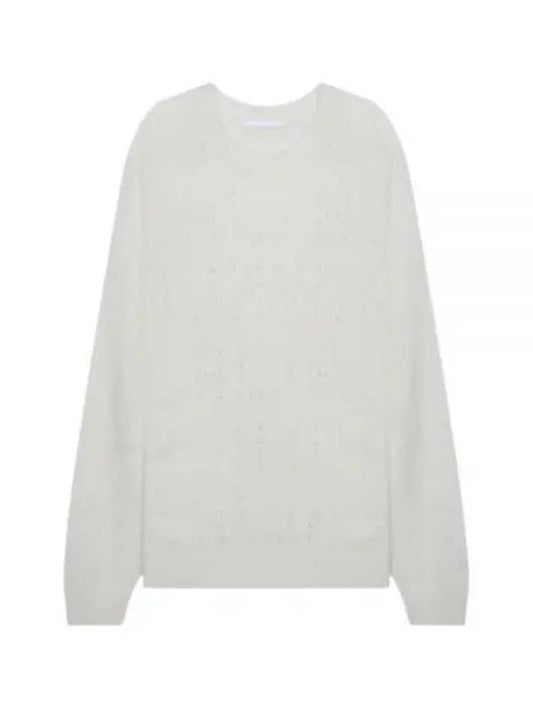 Logo Point Knit Top White - HELMUT LANG - BALAAN 2