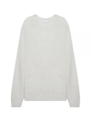 Logo Point Knit Top White - HELMUT LANG - BALAAN 1