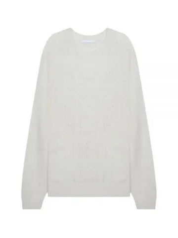 Logo Point Knit Top White - HELMUT LANG - BALAAN 1