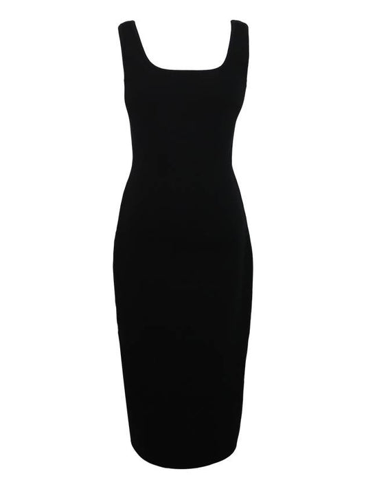 Women's Onagro Knit Midi Dress Black - MAX MARA - BALAAN.