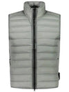 Loom Woven Chambers Recycled Nylon Down TC Vest Grey - STONE ISLAND - BALAAN 2