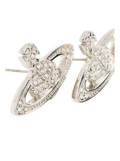 Mini Bas Relief Earrings Silver - VIVIENNE WESTWOOD - BALAAN 2