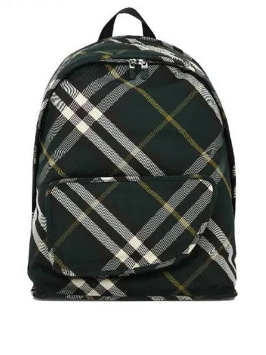 Shield check printing backpack 270348 - BURBERRY - BALAAN 1