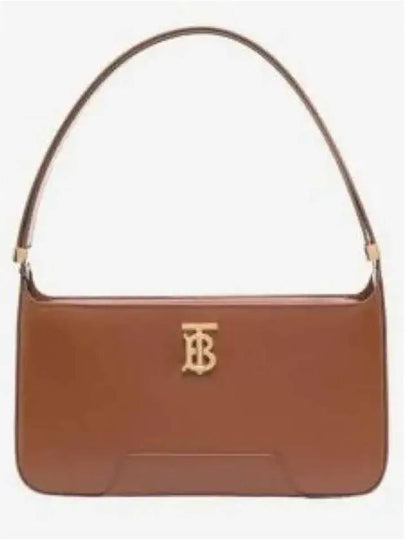 Leather TB Shoulder Bag Brown - BURBERRY - BALAAN 2