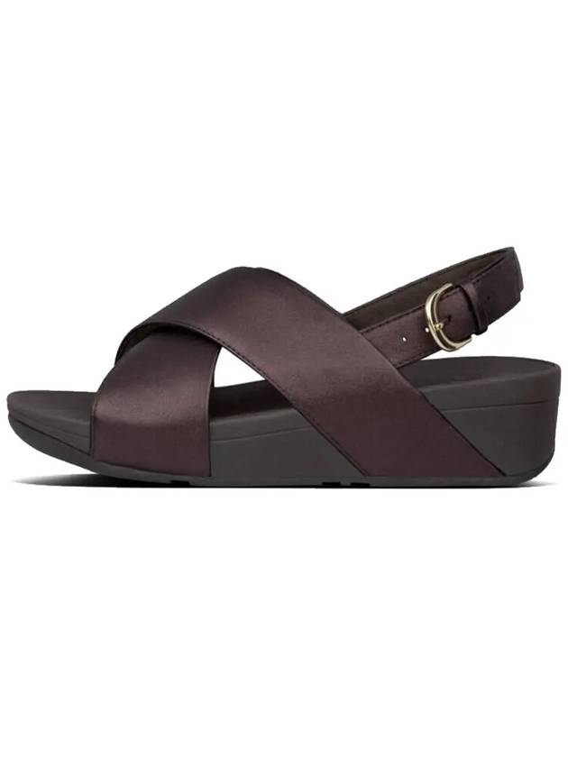 Lulu Cross Backstrap Sandals Chocolate Metallic K03 806 Women's Sandals - FITFLOP - BALAAN 3