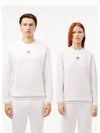 Unbrush Fleece Sweatshirt White - LACOSTE - BALAAN 2