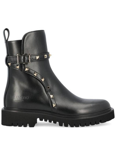 Valentino Garavani Boots Black - VALENTINO - BALAAN 1