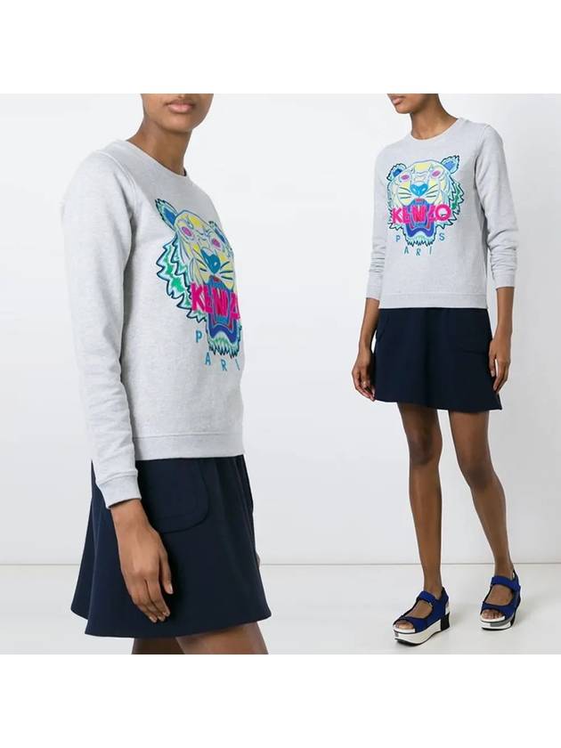 11th Anniversary Women's Big Tiger Embroidery Sweatshirt 2SW705 4XC 93 - KENZO - BALAAN 1