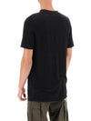 Karman Logo Print Linen Short Sleeve T-Shirt Black - ISABEL MARANT - BALAAN 4