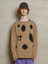 hole round knit beige - UNALLOYED - BALAAN 1