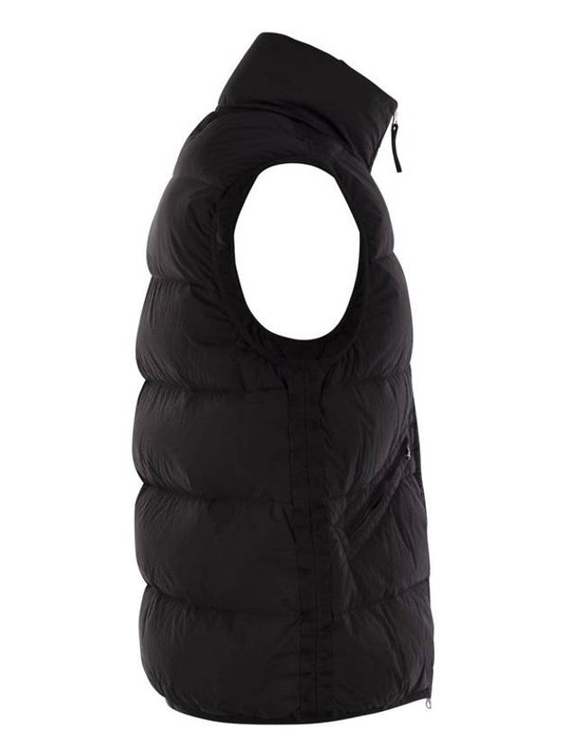 Seamless Tunnel Nylon Down Vest Black - STONE ISLAND - BALAAN 4