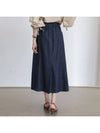 Magia Banded Denim Long Skirt - MONO AT.D - BALAAN 4