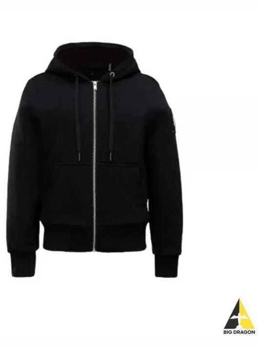 Classic Bunny 2 Zip Up Hoodie Black Lining Black - MOOSE KNUCKLES - BALAAN 2