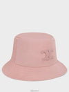 Triomphe Bucket Hat Cotton Gabardine Vintage Pink - CELINE - BALAAN 3