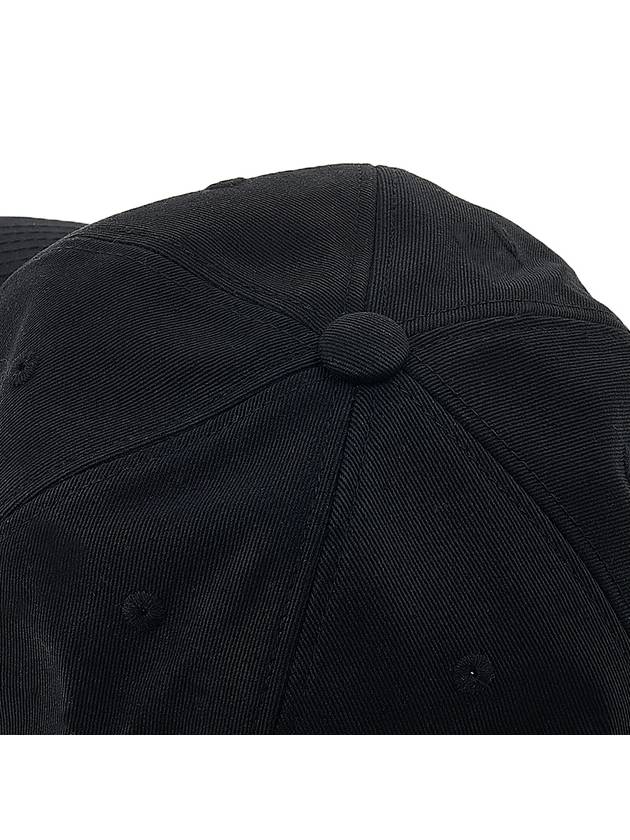 Men's Cotton Logo Ball Cap Black - SOLID HOMME - BALAAN 9