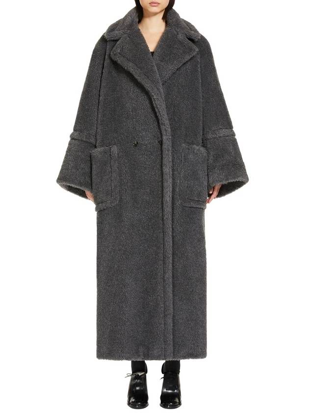 Kadiak Oversized Teddy Double Coat Grey - MAX MARA - BALAAN 6