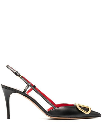 VALENTINO VLOGO SIGNATURE SLINGBACK 80mm - VALENTINO - BALAAN 1