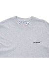 Diag Outline Skate Sweatshirt Gray - OFF WHITE - BALAAN 4