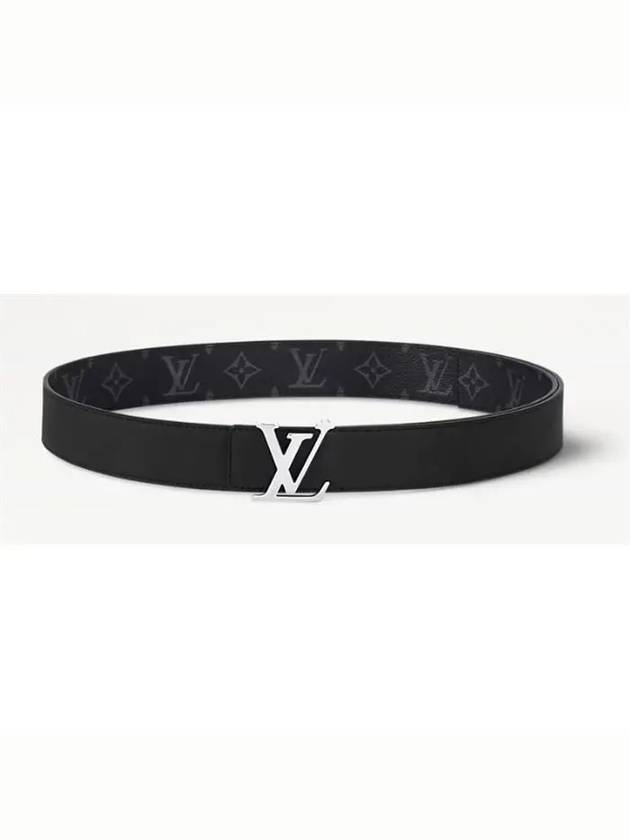 LV Initiales 35MM Reversible Monogram Leather Belt Black - LOUIS VUITTON - BALAAN 5