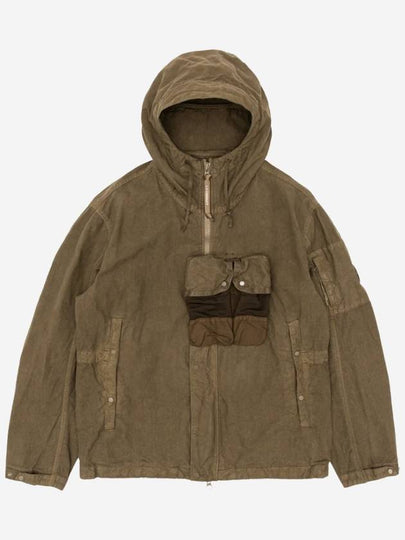 Batic Hooded Jacket Green - CP COMPANY - BALAAN 2