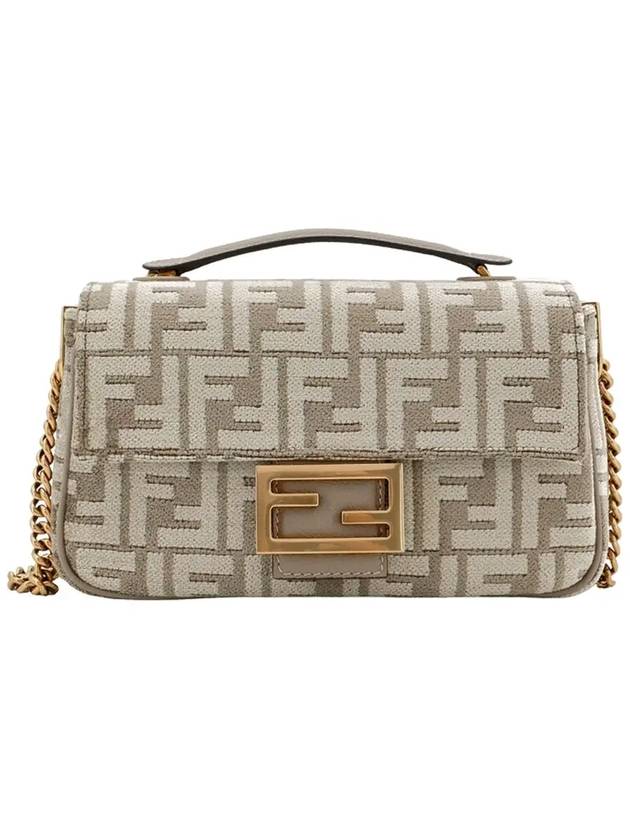 FF Motif Baguette Shoulder Bag Beige - FENDI - BALAAN 3