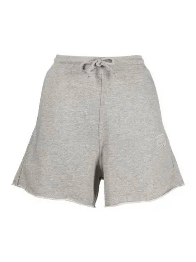 Isoli Logo Drawstring Shorts Grey - GANNI - BALAAN 2